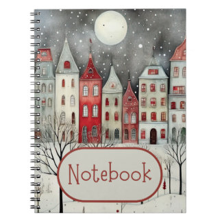 Joli Carnet de scène hivernale
