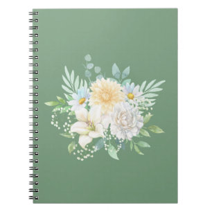 Joli Carnet Floral Pastel Aquarelle