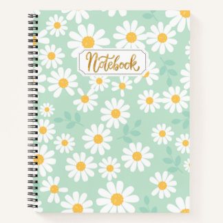 Joli Carnet Motif Daisy