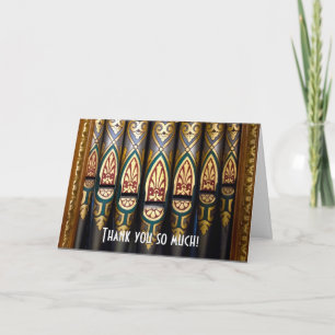 Joli carte de remerciements d'organes