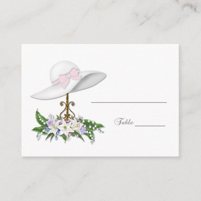 Joli Casquette, Carte Place Fleurs (Devant)