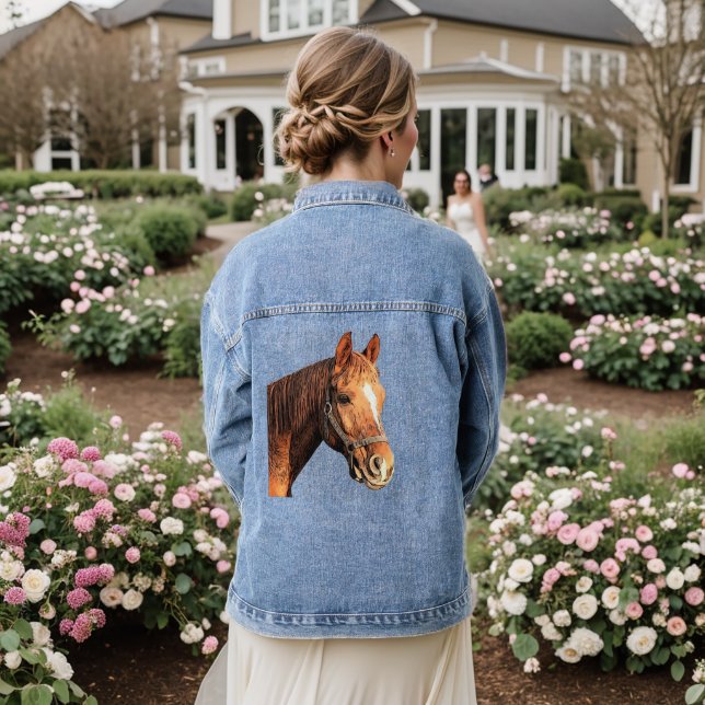 Joli Cheval Animal Equestre Étables Fille (Mariage Retour)