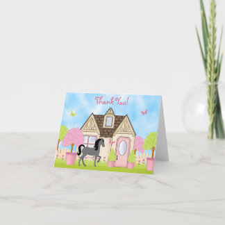Joli Cheval Garden Merci Cartes