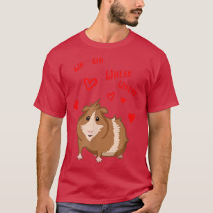 Joli cobaye Wheek Wheek cadeau T-shirt