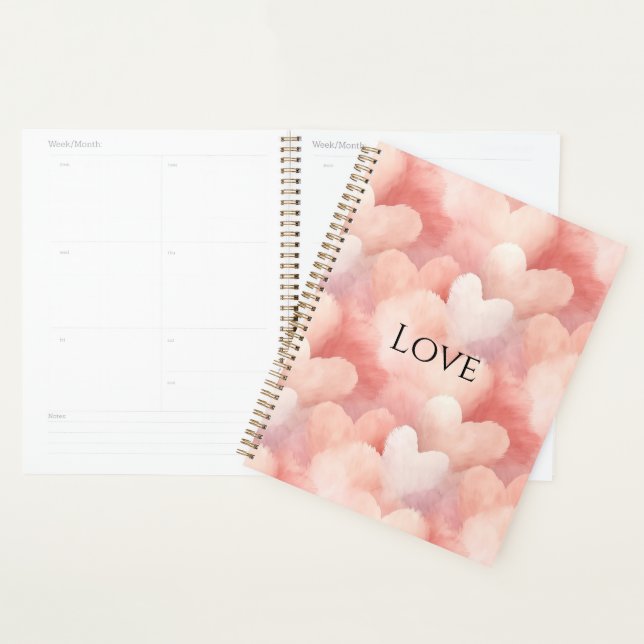 Joli Coeur rose (Devant avec enveloppe)