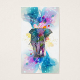 joli coloré aquarelle éclabousser éléphant