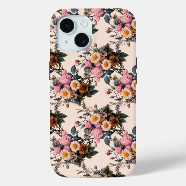 Joli coque ipad Fleurs (Verso)