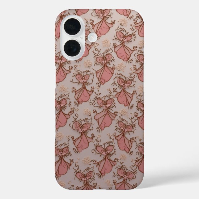 Joli Coque Iphone16 rose (Verso)