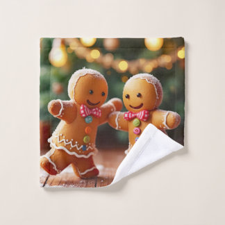 Joli couple de biscuits de Noël dansant pour les f