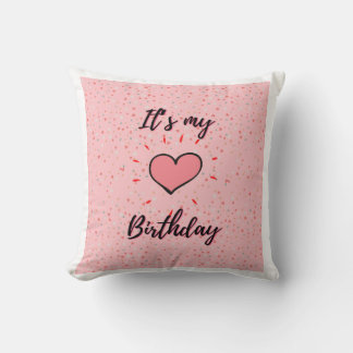 Joli coussin d'anniversaire