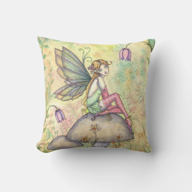 Joli Coussin de Fées Fleur pour Filles (Recto)