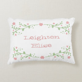 Joli Coussin de nom rose