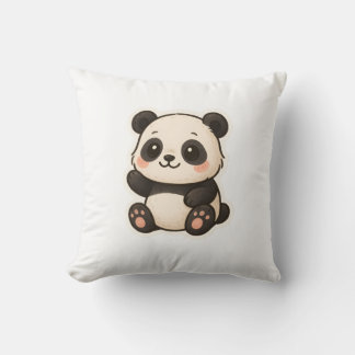 Joli coussin de panda kawaii