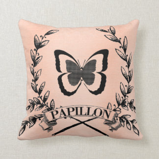 Joli coussin de Papillon de Français de Paris