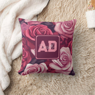 Joli Coussin Décoratif Rose pour la Chambre d'Étud