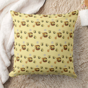 Joli coussin jetable avec miel doux de l'abeille à