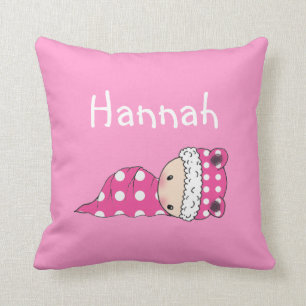 Joli Coussin Personnalisé Pour Bébé Fille