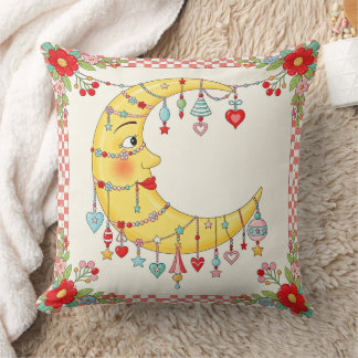 Joli Coussin pour Enfants en forme de Lune Croissa