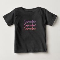 Joli Cupcakes Mignons T-Shirt Bébé