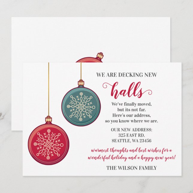 Joli Deck Les Nouvelles Halls Déplacer Carte De Va (Devant / Derrière)