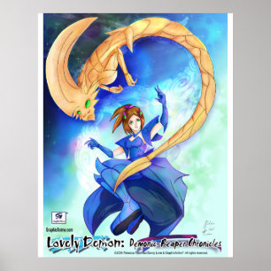 Joli démon : Poster de Chroniques Demonic-Reaper