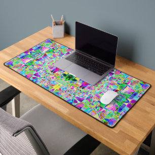 Joli design coloré de fragments géométriques abstr