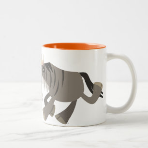 Joli dessin animé Wildebeest Mug
