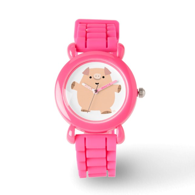 Joli Dessin Cartographié Montre De Cochon (Recto)
