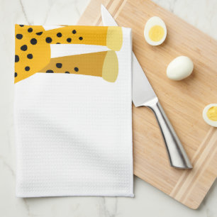 Joli Dessin Cartoon Cheetah Serviette de cuisine