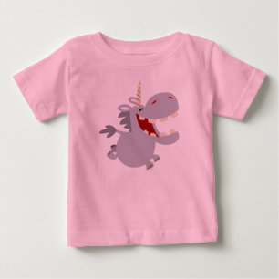 Joli Dessin Dentiste Unicorn T-shirt bébé