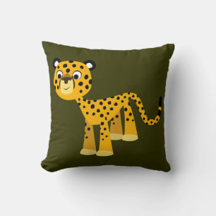 Joli Dessin Dessin Cheetah Jeu Oreiller