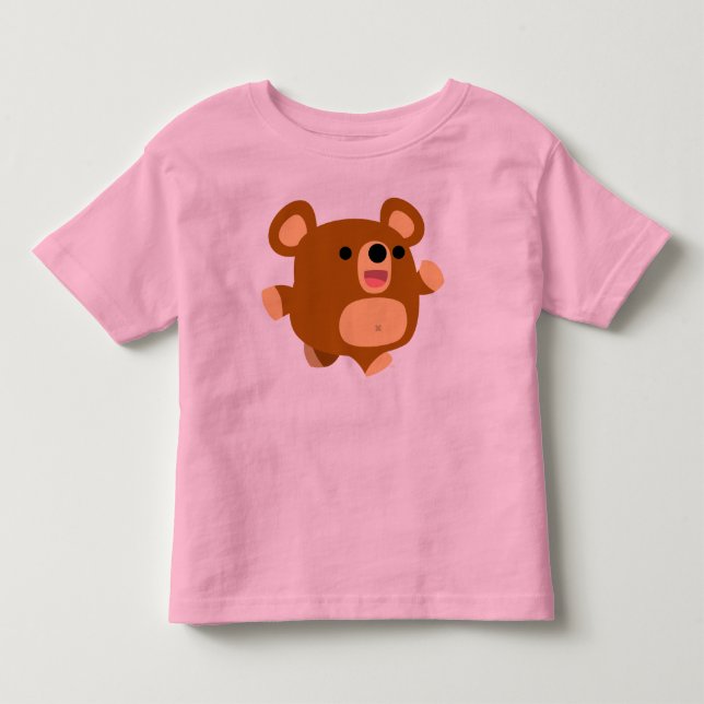Joli Dessin Jouer Ours Enfants T-shirt (Devant)