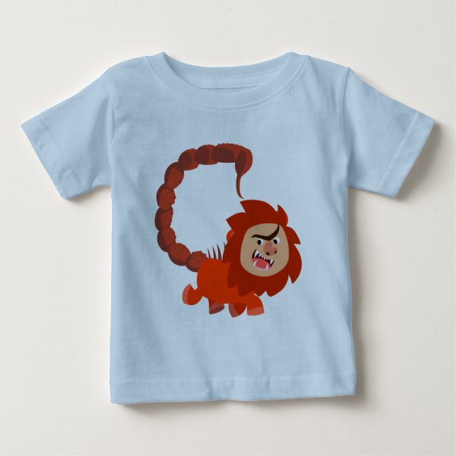 Joli dessin souriant Manticore T-shirt bébé (Devant)
