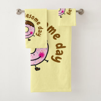 Joli Donut Dessin Animé, Profitez D'une Journee Pl