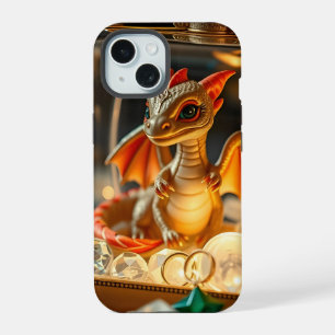 Joli dragon dans une boîte à bijoux