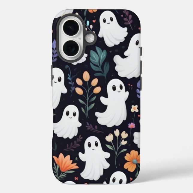 Joli Éffrayant Fantômes coque iphone d'Halloween (Verso)