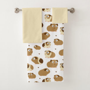 Joli Ensemble De Serviettes De Bain De Cochons De 