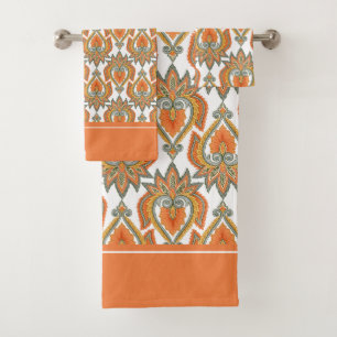 Joli ensemble de serviettes de bain Motif Floral P