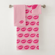 Joli Ensemble De Serviettes Kiss Me