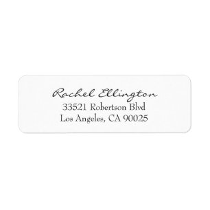 Joli Étiquette de adresse de script