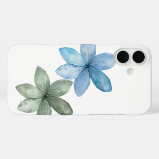 joli étui de téléphone bleu et vert