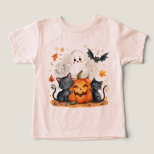 Joli fantôme rose d'automne Halloween