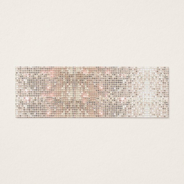 Joli Faux Séquences Argent Rose Insertion (Devant)