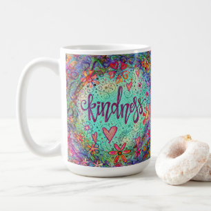 Joli floral bleu inspirationnel Mug