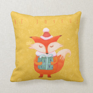 Joli Fox ChristmasThrow Coussin