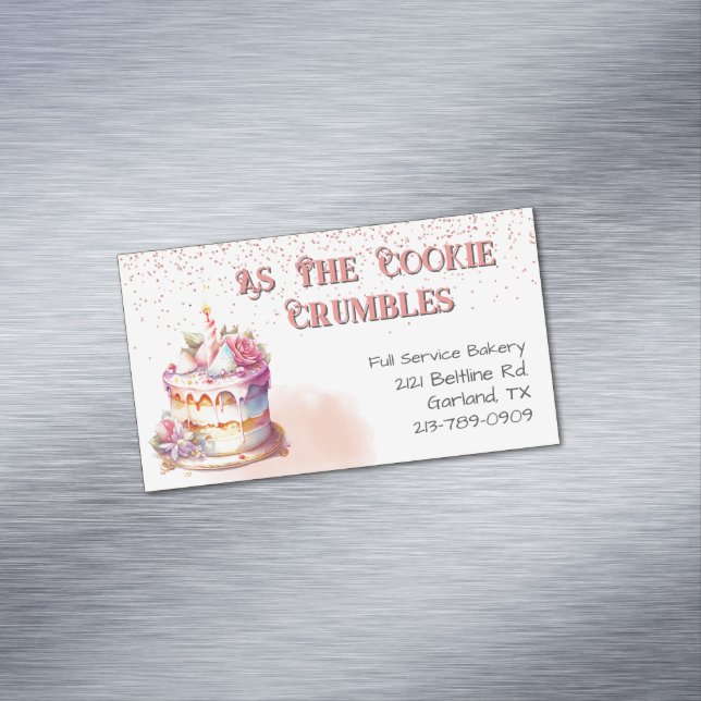 Joli gâteau et Faux Parties scintillant Carte de v (In Situ)