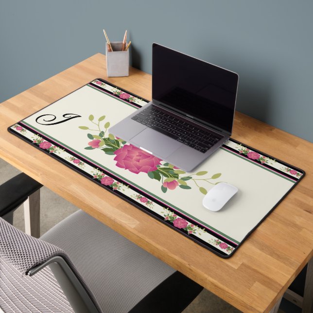 Joli Gras Flower Design Monogramme (Bureau 2)