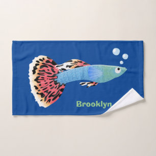 Joli guppy fantaisie poisson tropical dessin animé