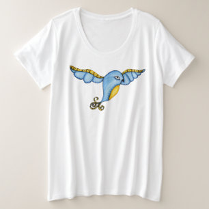 Joli Imaginaire volant Bleu et Jaune Bird