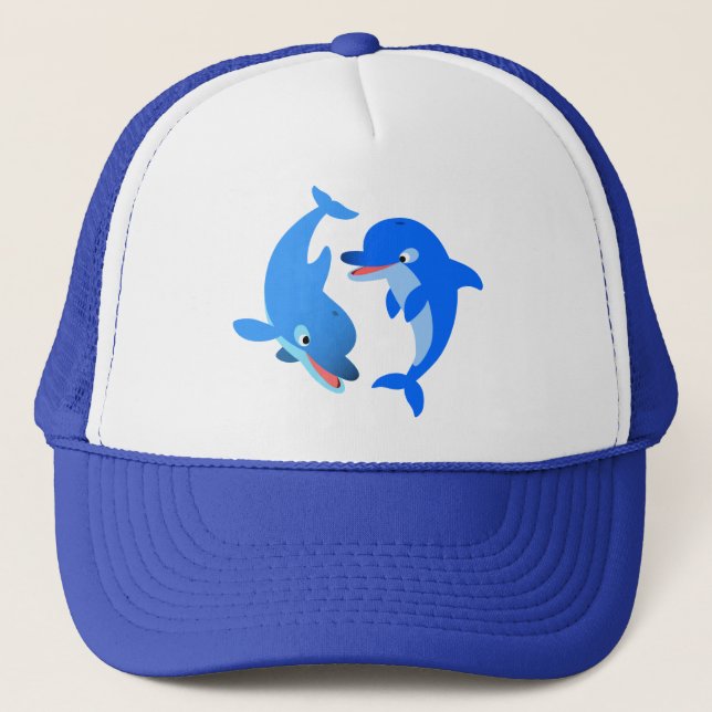 Joli Jouer Casquette de dauphins de dessin (Devant)